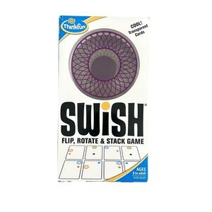 ThinkFun Swish Card Game Ages 8+ Transparent Cards Family Fun